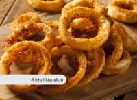 Rántott hagymakarika (10db)